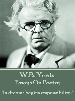 cover image of Essays on Poetry